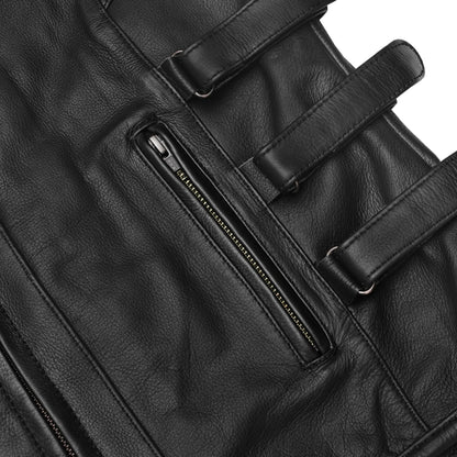 Evelyn - Women's Leather Motorcycle Vest