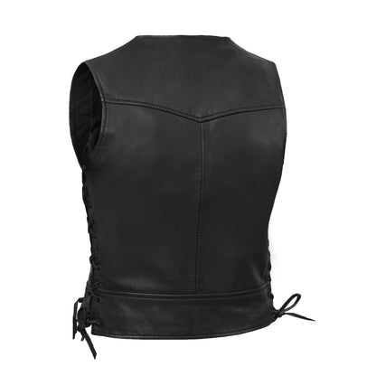 DS241 Women's Lightweight Vest with Rivets Detailing