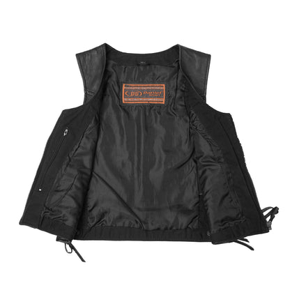 DS241 Women's Lightweight Vest with Rivets Detailing
