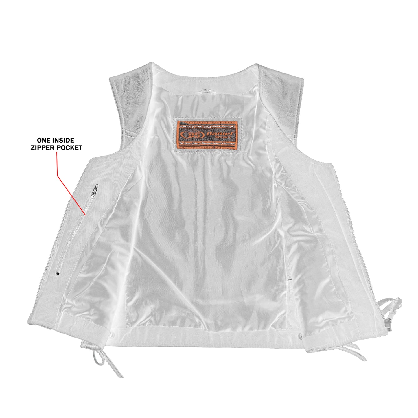 DS241 Women's Lightweight Vest with Rivets Detailing