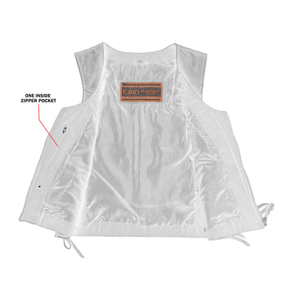 DS241 Women's Lightweight Vest with Rivets Detailing