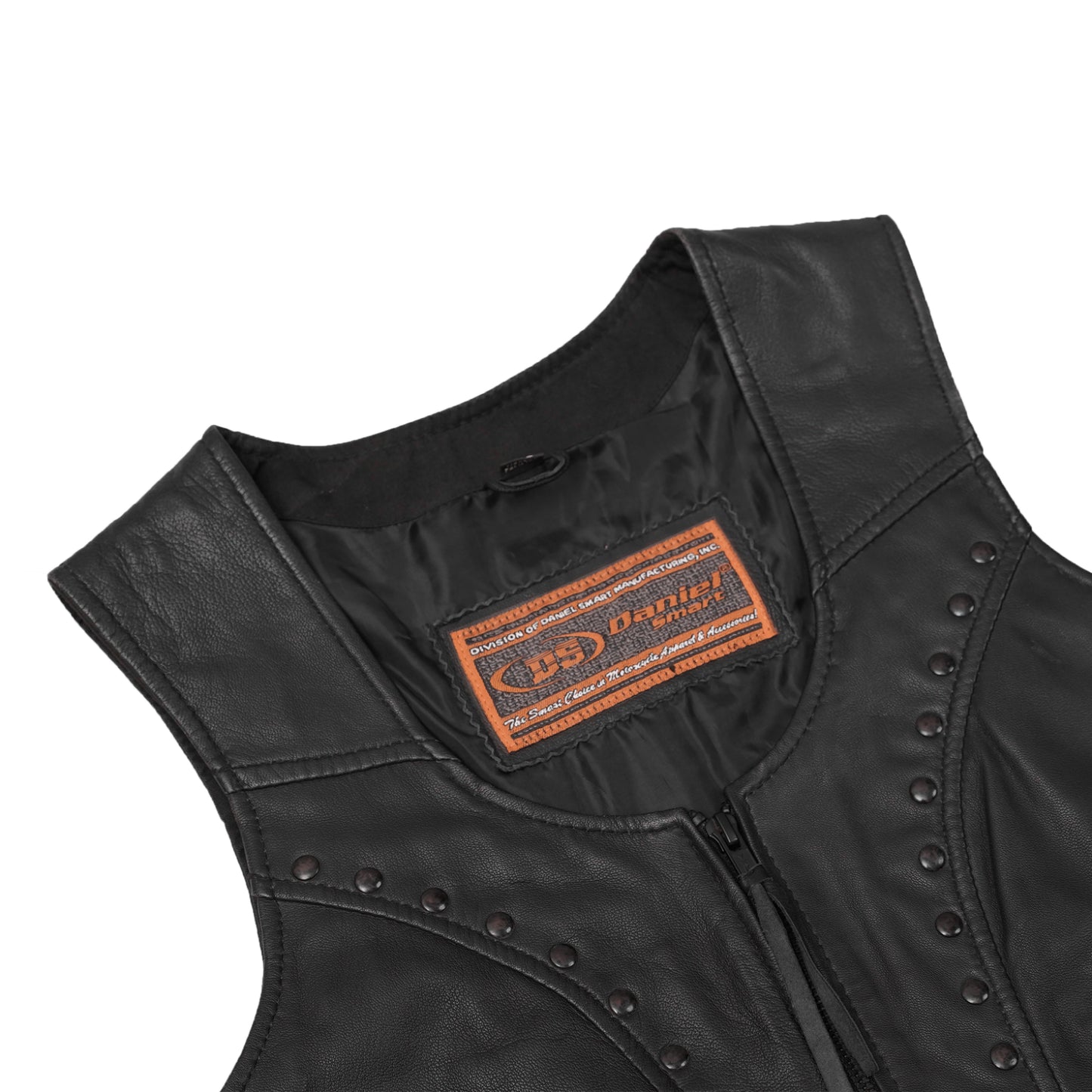 DS241 Women's Lightweight Vest with Rivets Detailing