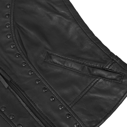 DS241 Women's Lightweight Vest with Rivets Detailing