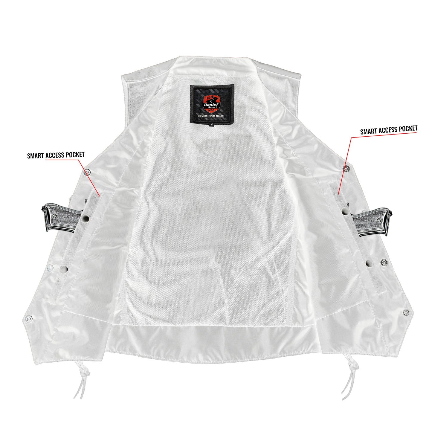 Rovena - Women's Leather Motorcycle Vest