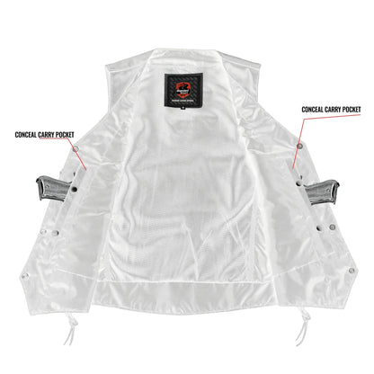 Rovena - Women's Leather Motorcycle Vest