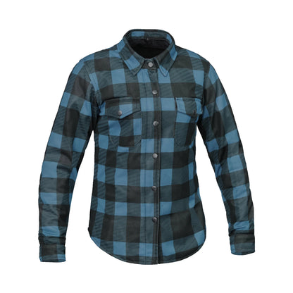 Bristol - Women’s Flannel Shirt - Teal & Black