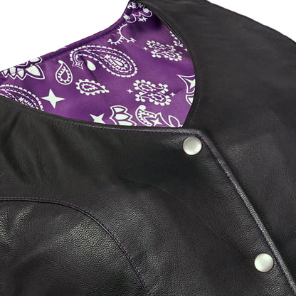 DS261 Miss Miles - Purple Paisley