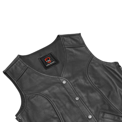 DS266  Women's Premium Classy Longer Body 3/4 Vest
