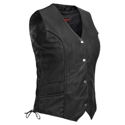DS272 Women's Premium Braided Vest