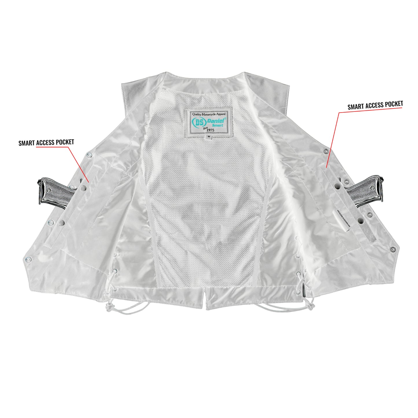 DS272 Women's Premium Braided Vest