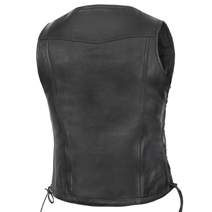 Fashionista Women's Leather Motorcycle Vest