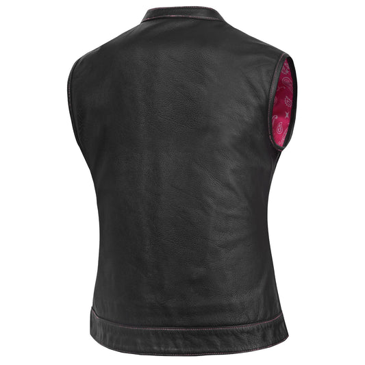 Orchid™ Women's Leather Motorcycle Vest