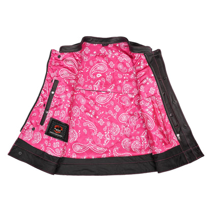 Orchid™ Women's Leather Motorcycle Vest