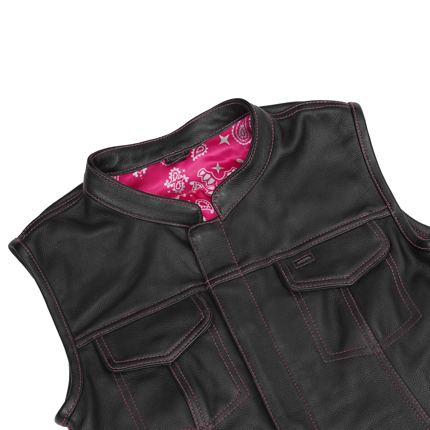 Orchid™ Women's Leather Motorcycle Vest
