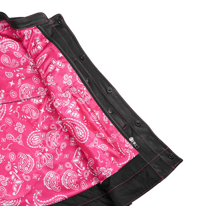 Orchid™ Women's Leather Motorcycle Vest