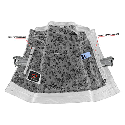Orchid™ Women's Leather Motorcycle Vest