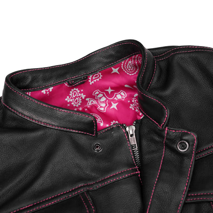 Orchid™ Women's Leather Motorcycle Vest