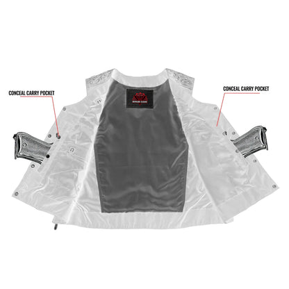 Valkyrie Women's Leather Motorcycle Vest