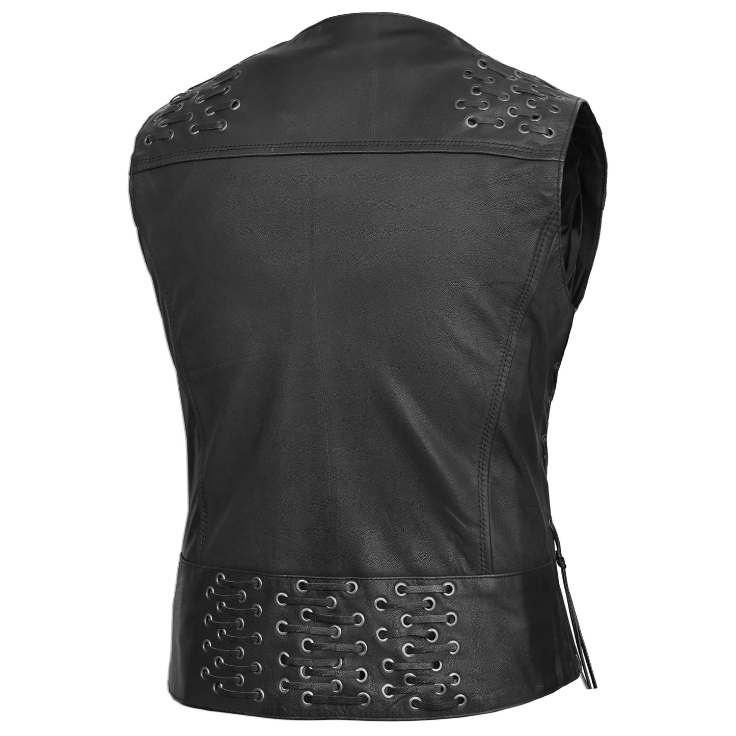 Valkyrie Women's Leather Motorcycle Vest