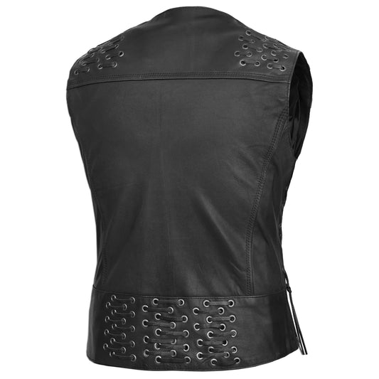 Valkyrie Women's Leather Motorcycle Vest