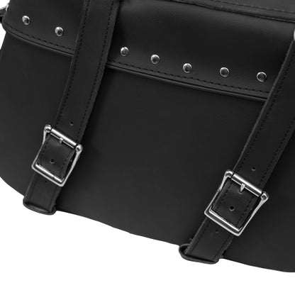 DS312S Two Strap Saddle Bag w/ Studs