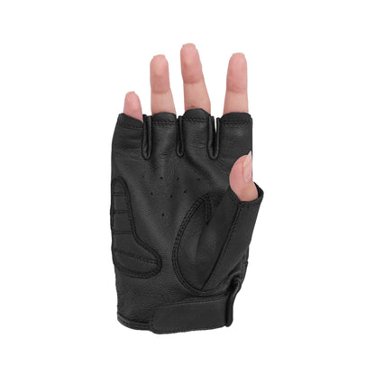DS36 Women's Embroidered Fingerless Glove