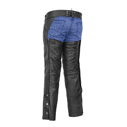 DS400 Unisex Basic Coin Pocket Leather Chaps