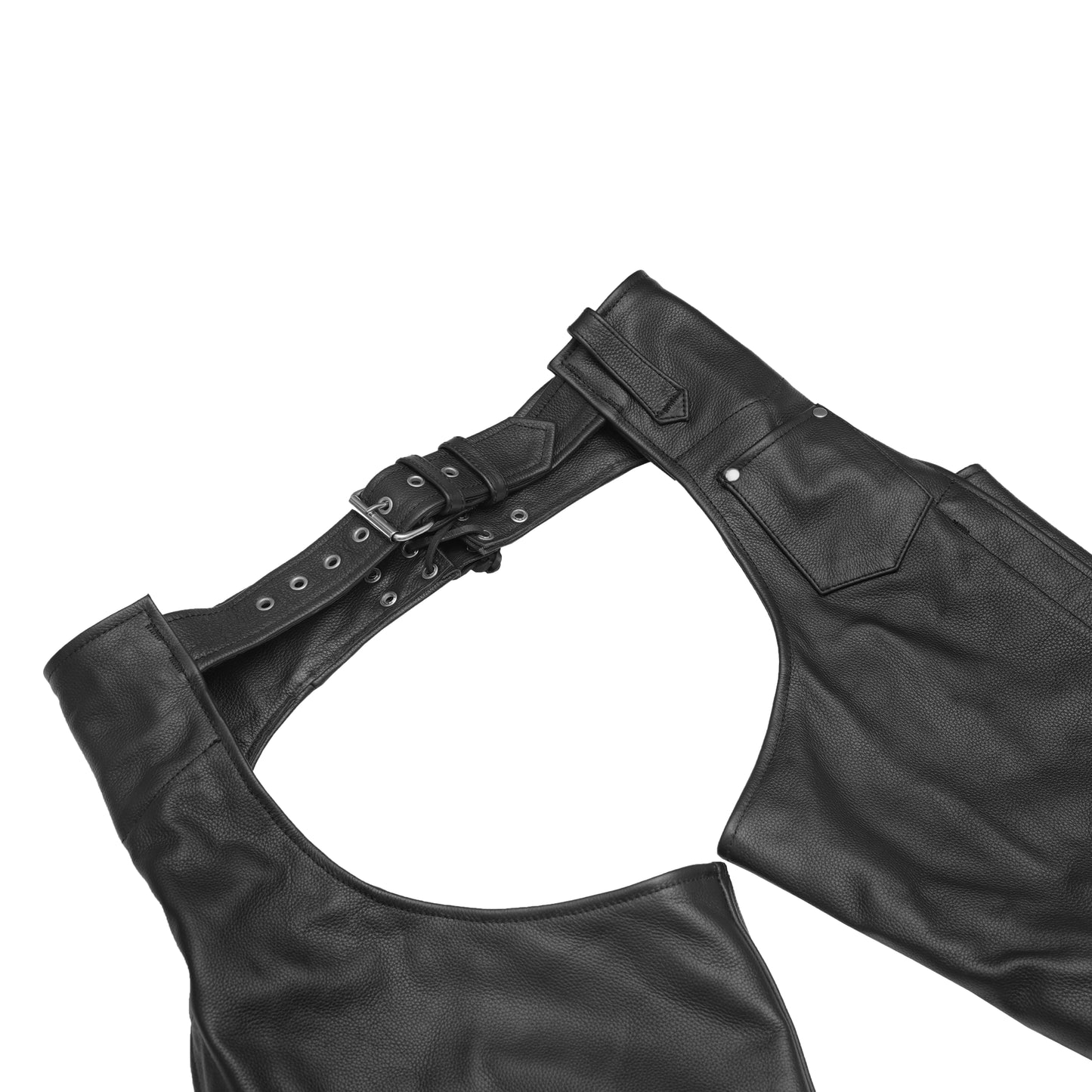 DS400 Unisex Basic Coin Pocket Leather Chaps