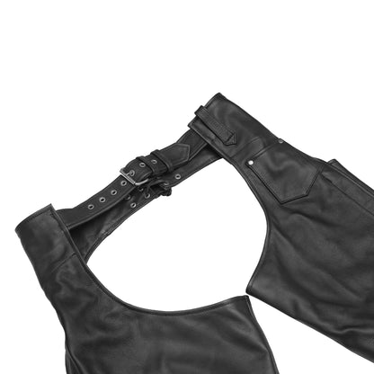 DS400 Unisex Basic Coin Pocket Leather Chaps