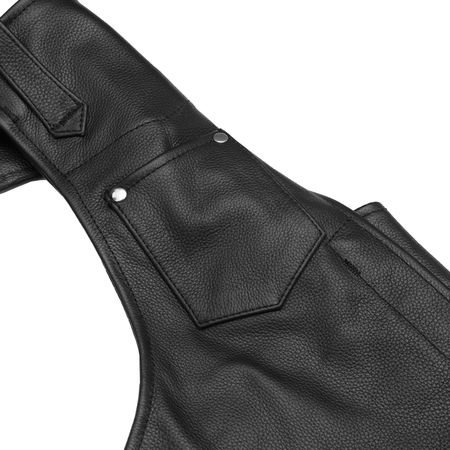 DS400 Unisex Basic Coin Pocket Leather Chaps
