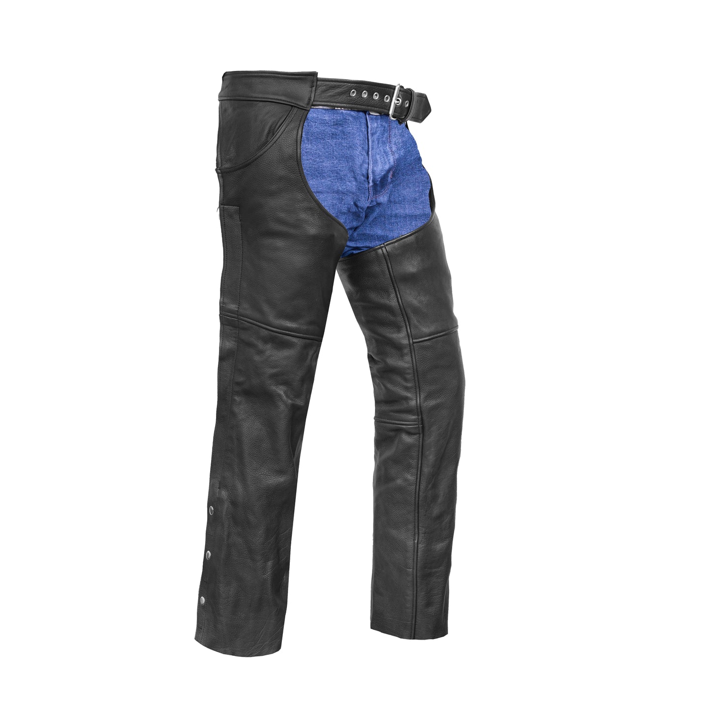 Iron Belle™ Unisex Motorcycle Leather Chaps