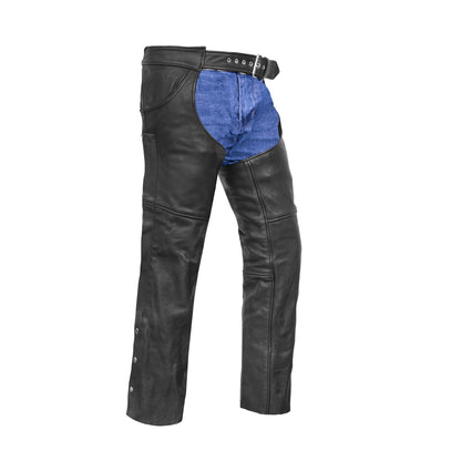 Iron Belle™ Unisex Motorcycle Leather Chaps