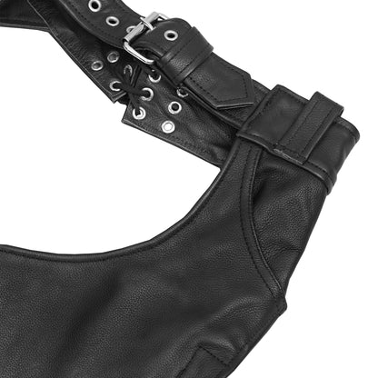Iron Belle™ Unisex Motorcycle Leather Chaps