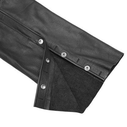DS447TALL Tall Classic Leather Chaps with Jeans Pockets