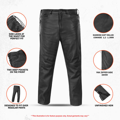 Road Rebel™ Men's Motorcycle Leather Pants