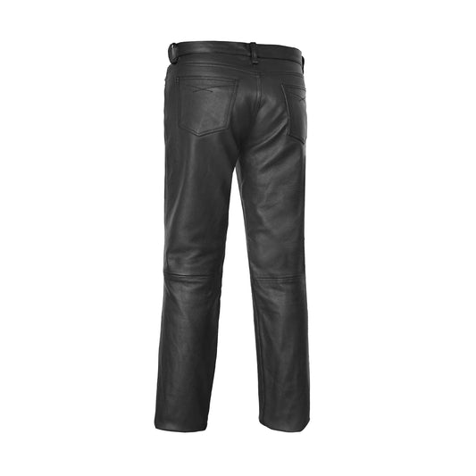 Twin Thunder Men's Motorcycle Leather Pants