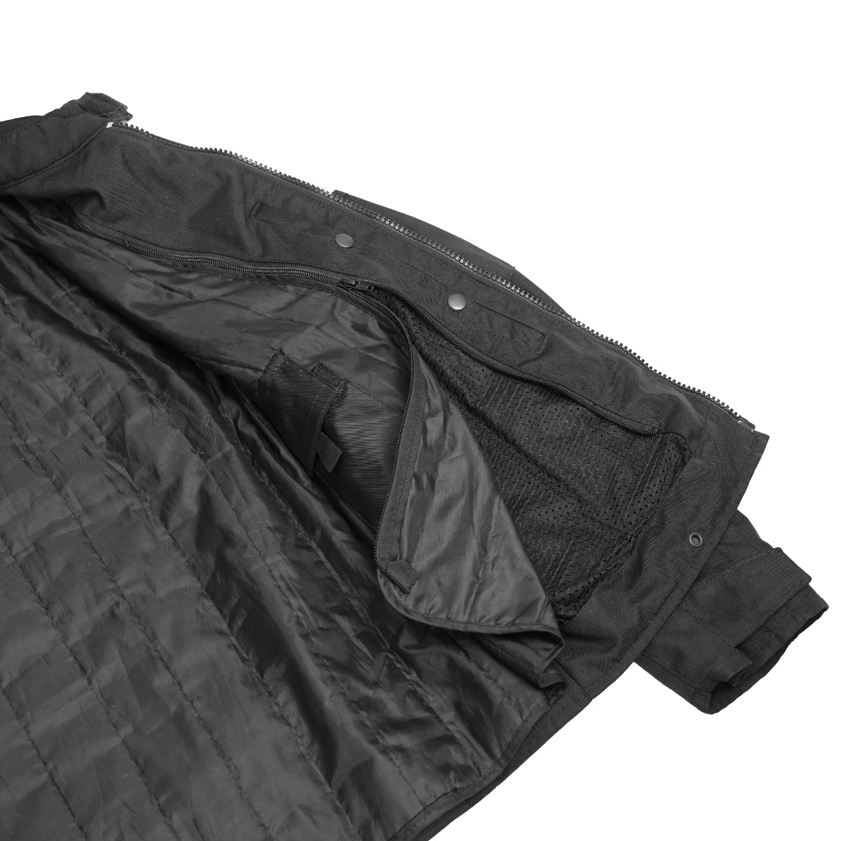 DS4610 Flight Wings - Black Textile Motorcycle Jacket for Men