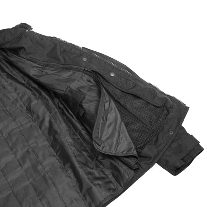 DS4610 Flight Wings - Black Textile Motorcycle Jacket for Men