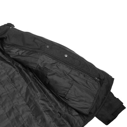 DS4610 Flight Wings - Black Textile Motorcycle Jacket for Men