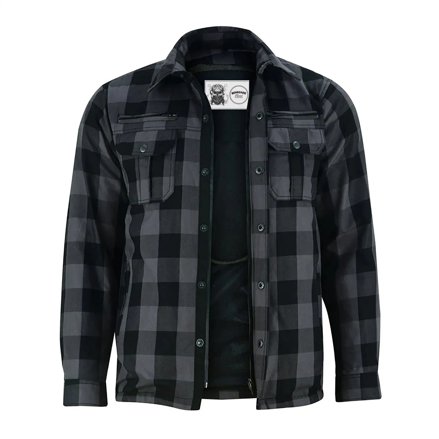 DS4670 Armored Flannel Shirt - Gray