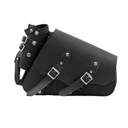 DS5011L Left Side Synthetic Leather Swing Arm Bag w/Bottle Holder