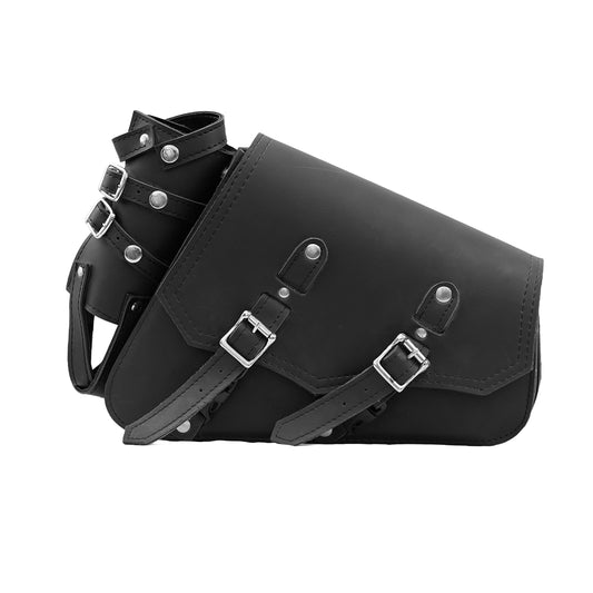 DS5011L Left Side Synthetic Leather Swing Arm Bag w/Bottle Holder