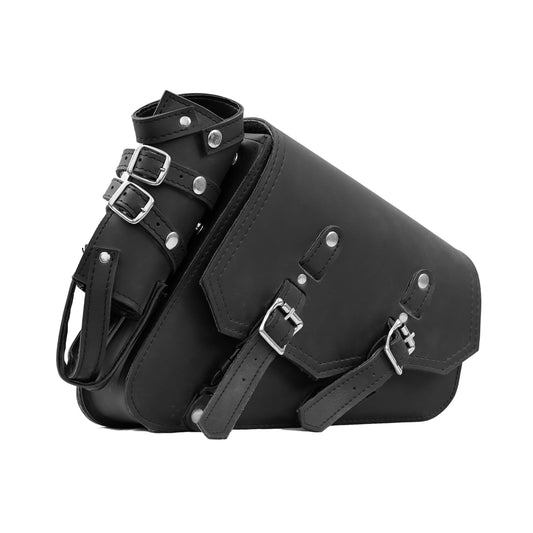 DS5011L Left Side Synthetic Leather Swing Arm Bag w/Bottle Holder