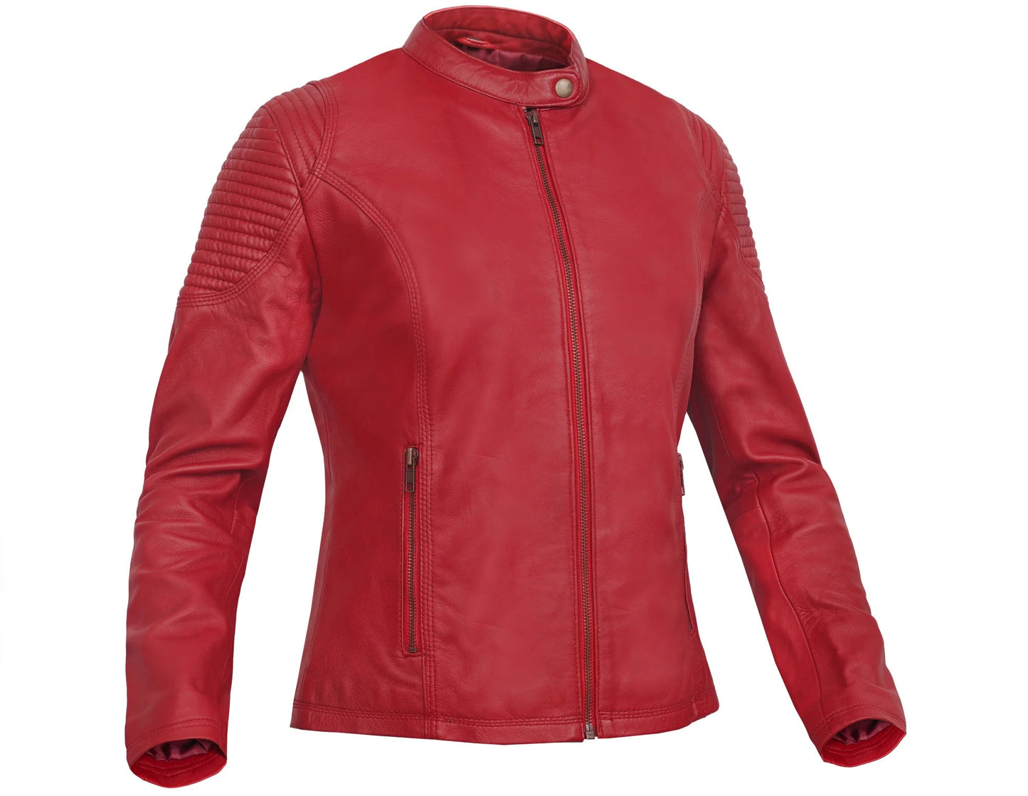 DS5501 Cabernet - Women's Fashion Leather Jacket