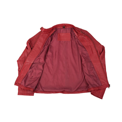 DS5501 Cabernet - Women's Fashion Leather Jacket