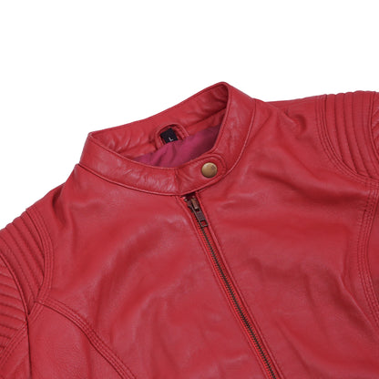 DS5501 Cabernet - Women's Fashion Leather Jacket