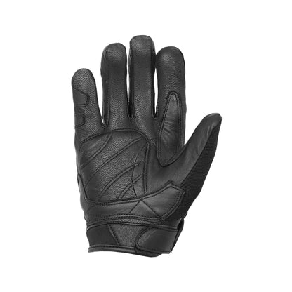 DS55BK Leather/ Textile Sporty Glove