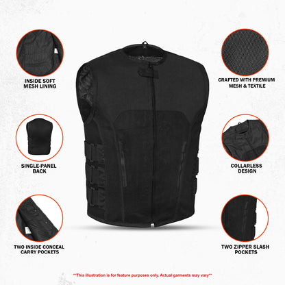 Mortis - Men’s Textile Motorcycle Vest