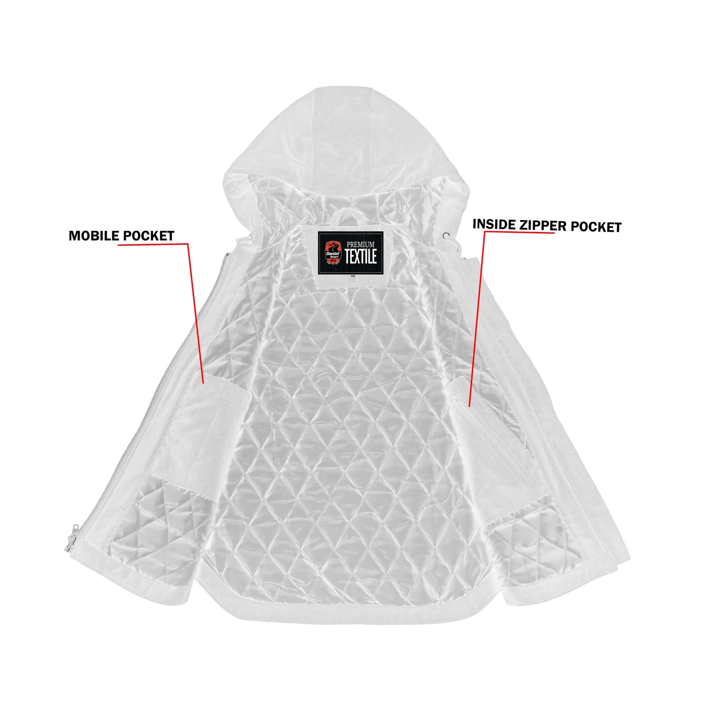 DS670 Strive - Men’s Textile Vest Hoodie