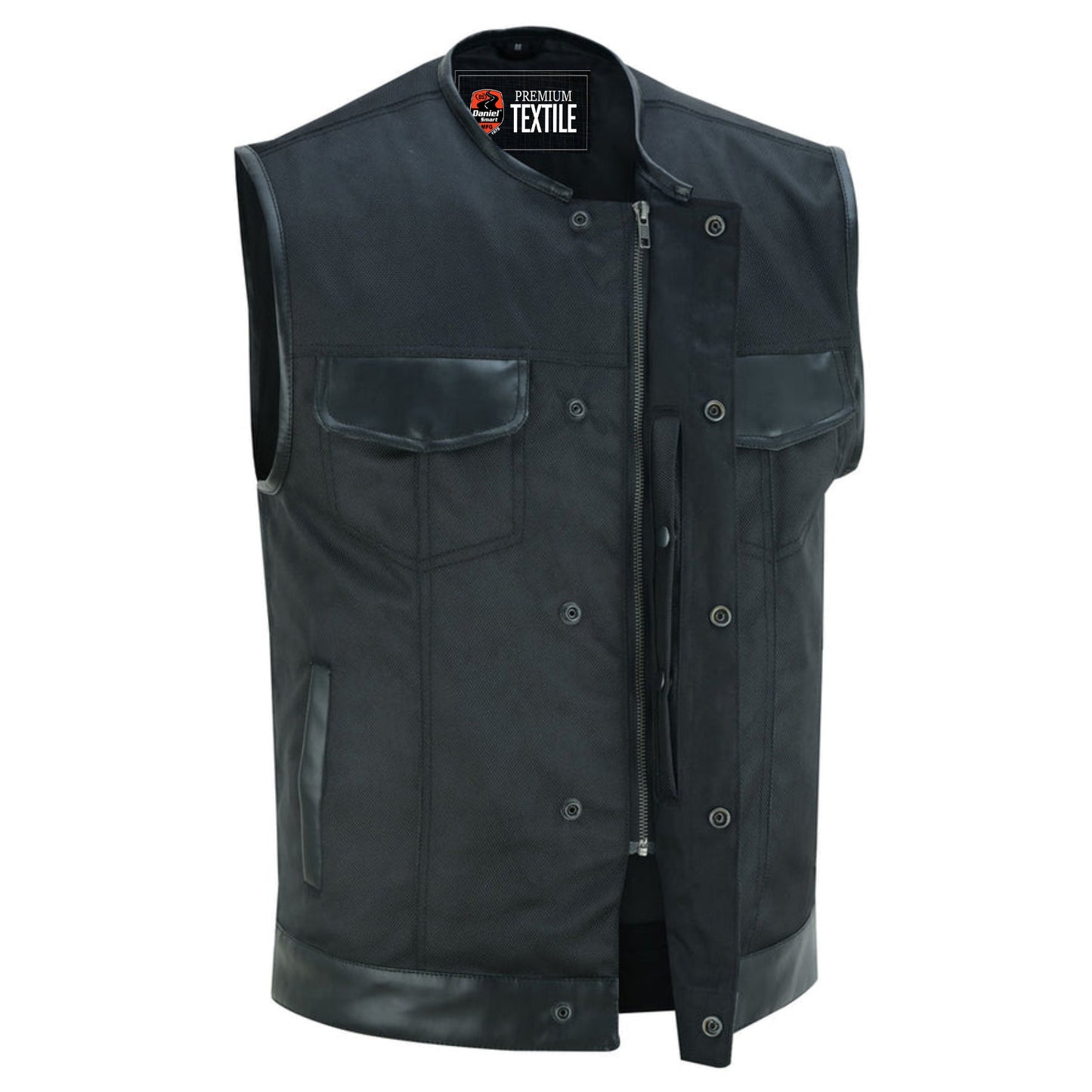 DS687 Concealed Snap Closure, Textile Material, W/O Collar & Hidden Z